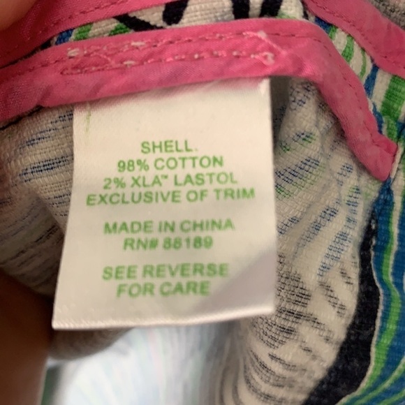 Lilly Pulitzer Gingko Leaves Print Dress 0 - Picture 8 of 10